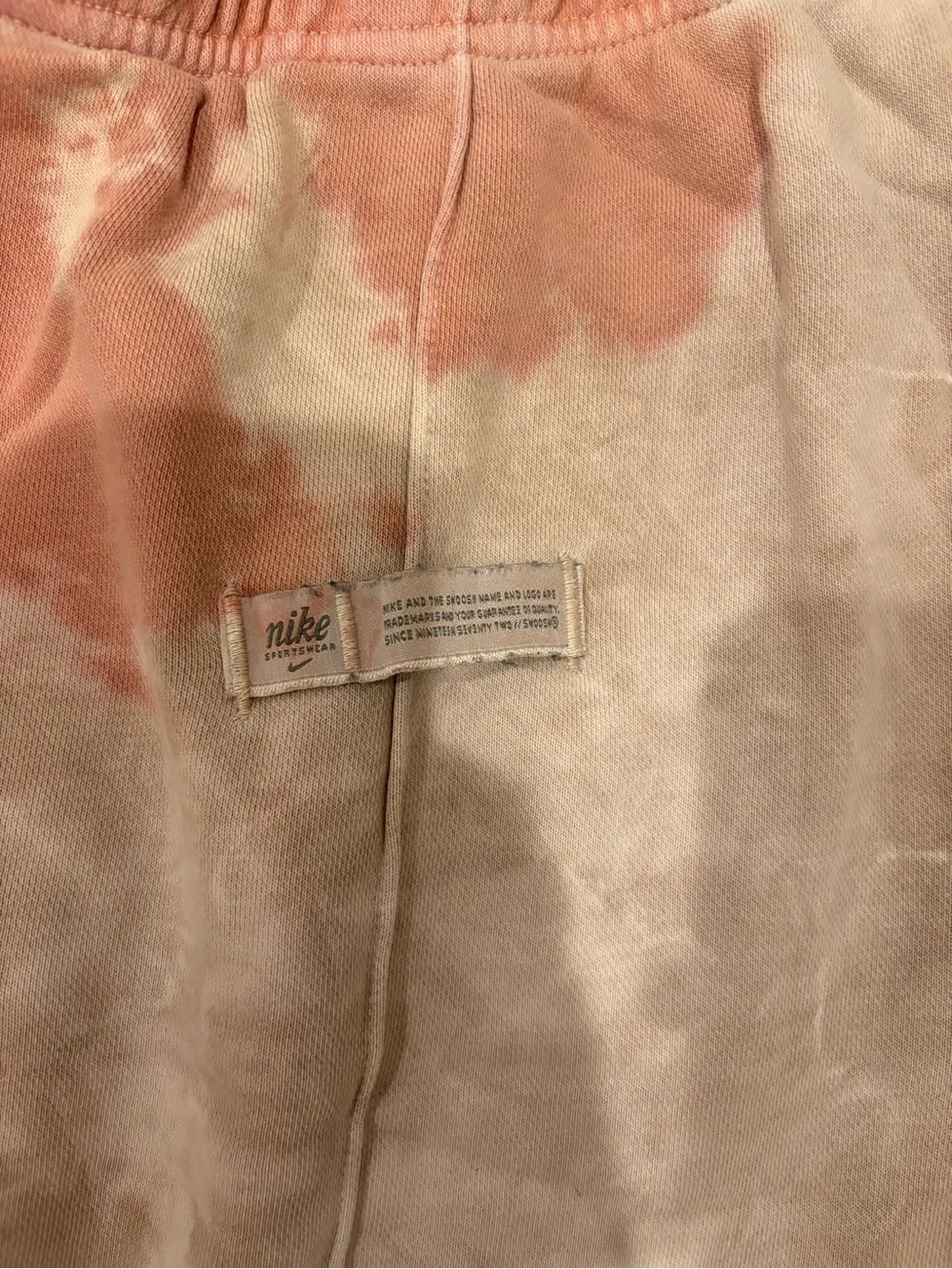 Nike Tie-Dye Joggers - Pink & Tan